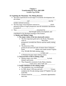 Chapter 4 Transforming the West, 1865-1890 Lecture 2 (p. 92-96)