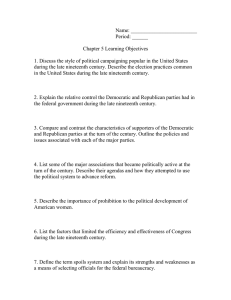 Name: _________________________ Period: ______ Chapter 5 Learning Objectives