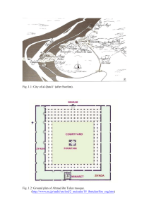 Fig. 1.1: City of al-Qata’i‘ (after Swelim). (