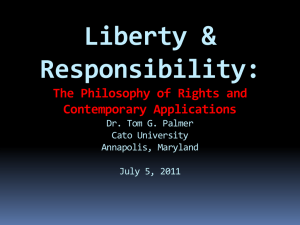 Liberty &amp; Responsibility: The Philosophy of Rights and Contemporary Applications