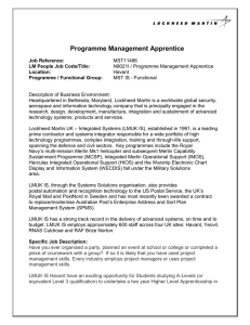 Programme Management Apprentice