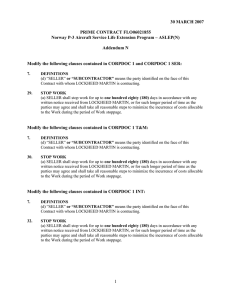 30 MARCH 2007  PRIME CONTRACT FLO06021855