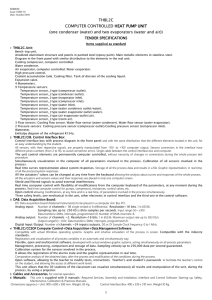 THBL2C COMPUTER CONTROLLED HEAT PUMP UNIT