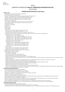 TRCVC COMPUTER CONTROLLED VAPOUR-COMPRESSION REFRIGERATION UNIT, WITH SCADA