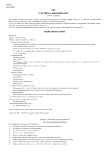 ELECTRICAL MACHINES UNIT EME  (Advanced option)