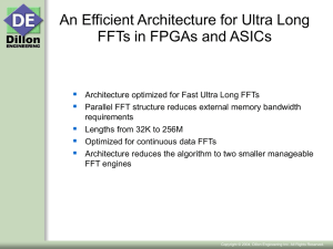 An Efficient Architecture for Ultra Long FFTs in FPGAs and ASICs 