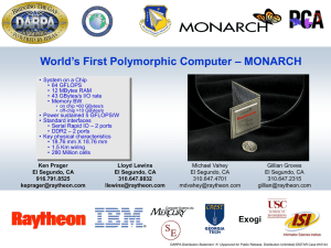 World’s First Polymorphic Computer – MONARCH