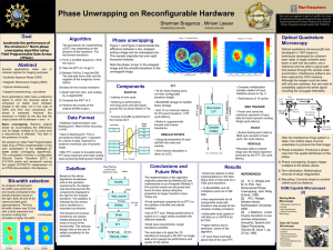 Phase Unwrapping on Reconfigurable Hardware