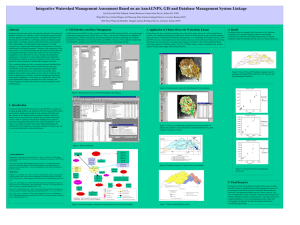 2. GIS Interface and Data Management Abstract