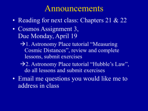 Announcements • Reading for next class: Chapters 21 &amp; 22