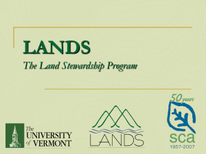 LANDS The Land Stewardship Program