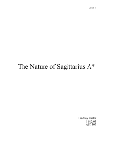 The Nature of Sagittarius A* Lindsay Oaster 11/12/03