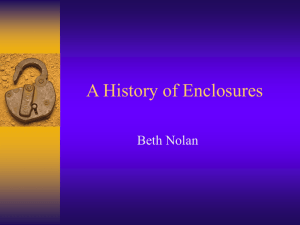 A History of Enclosures Beth Nolan