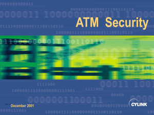 ATM  Security December 2001 Draft 12/28
