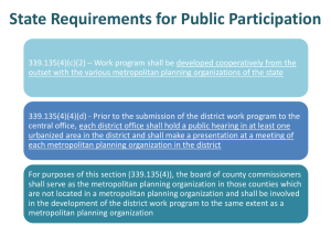State Requirements for Public Participation