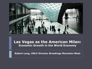 Las Vegas as the American Milan: