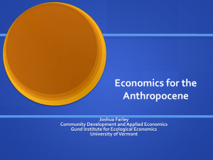 Economics for the Anthropocene
