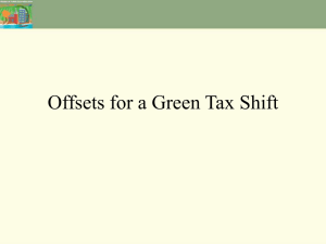 Offsets for a Green Tax Shift
