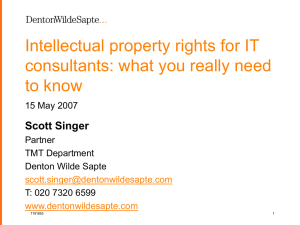 Intellectual property rights for IT consultants: what you really need to know