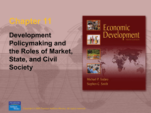 Chapter 11 Development Policymaking and the Roles of Market,