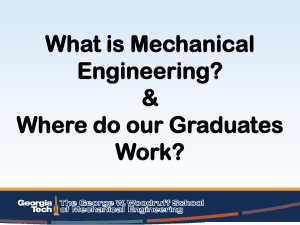 What is Mechanical Engineering? &amp; Where do our Graduates