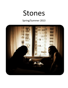 Stones  Spring/Summer 2013
