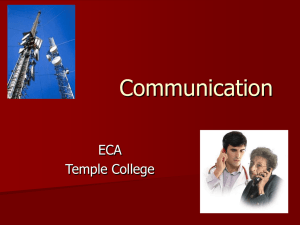 Communication ECA Temple College