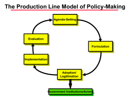 formulation phase of policy making