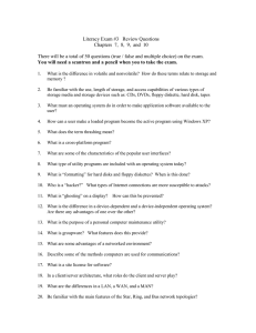 Literacy Exam #3   Review Questions