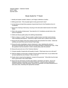 Study Guide for 1 Exam – Cameron Center Temple College