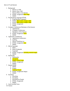 Intro to IT and Internet  1.  Background