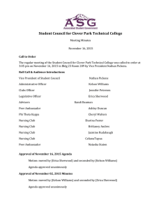Student Council for Clover Park Technical College