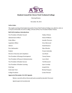 Student Council for Clover Park Technical College