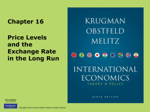 Chapter 16 Price Levels and the Exchange Rate