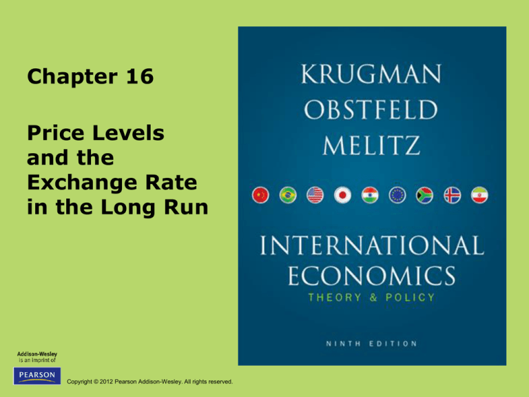 Chapter 16 Price Levels And The Exchange Rate