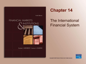 Chapter 14 The International Financial System