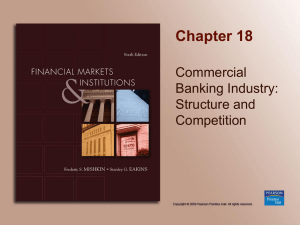 Chapter 18 Commercial Banking Industry: Structure and