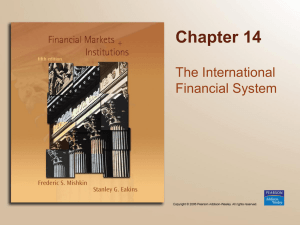 Chapter 14 The International Financial System