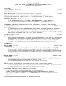 VERYFULL RESUME