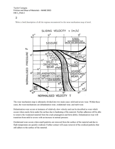 Taylor Castagna Friction and Wear of Materials – MANE 6963