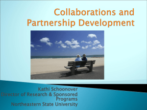 Kathi Schoonover Director of Research &amp; Sponsored Programs Northeastern State University