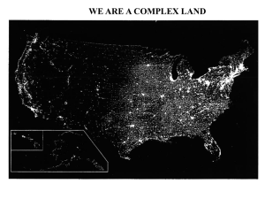 WE ARE A COMPLEX LAND