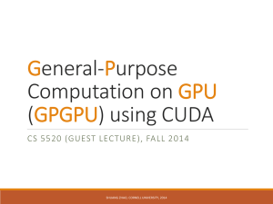 G P GPU GPGPU