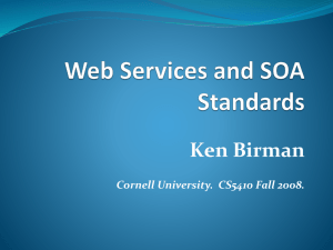 Ken Birman Cornell University.  CS5410 Fall 2008.