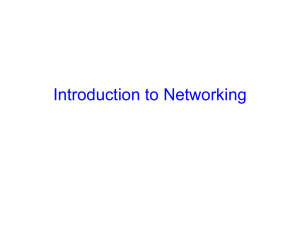 Introduction to Networking