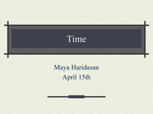 Time Maya Haridasan April 15th