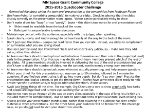 MN Space Grant Community College 2015-2016 Quadcopter Challenge