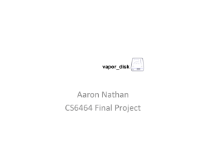 Aaron Nathan CS6464 Final Project vapor_disk