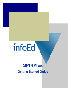 SPINPlus Getting Started Guide