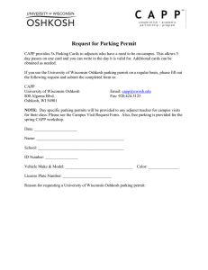 Request for Parking Permit